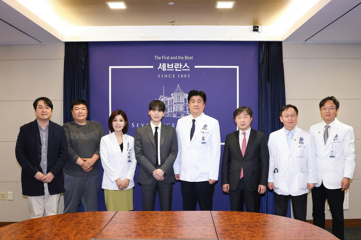 Suga BTS donation controversygroup-Severance-doctors-formalwear.