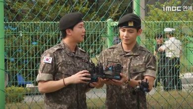 bts rm v dischargesoldiers-uniforms-berets-electronics.