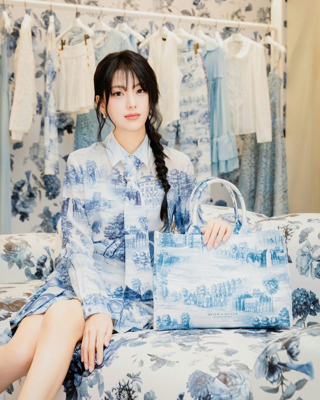 Jisoo sister Jin BTS resemblancewoman-blue-matching-fashion.