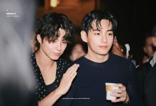 V BTS Park Bo Gum Paris Fashion Week BL dramasmen-Kpop-friends-cup.