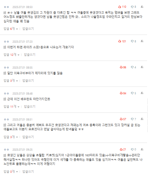 male K-pop idols visualscomments-Korean-online-social.