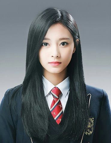 female K-pop idol beauty standardswoman-portrait-uniform-tie.